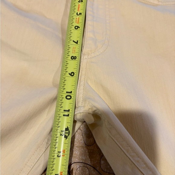 Zara high rise pale yellow straight jeans women’s size 6 - Picture 6 of 9